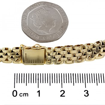 9ct gold 20.2g 8 inch Bracelet